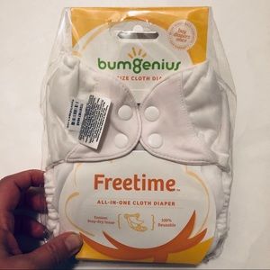 bumGenius- NWT Freetime All-In-One Cloth Diaper